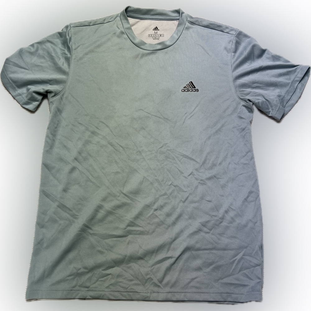 Adidas Men's Light Blue Short Sleeve Tee